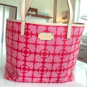 Kate Spade coated Cotton canvas tote